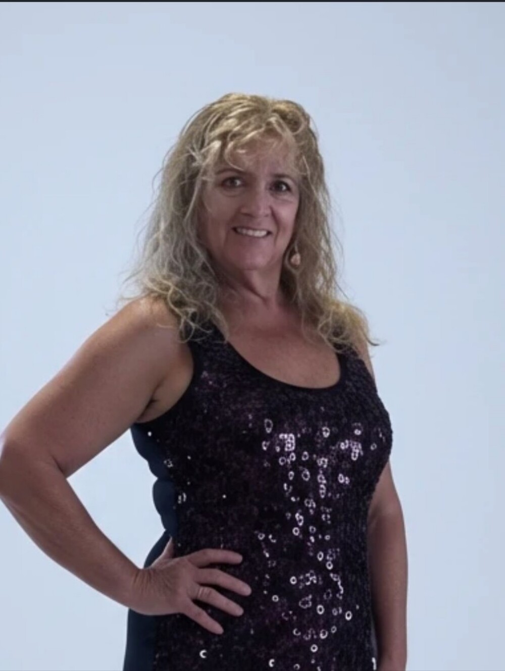 Black Sequin Tank Top By FOREVER 21 size S Formal Wear